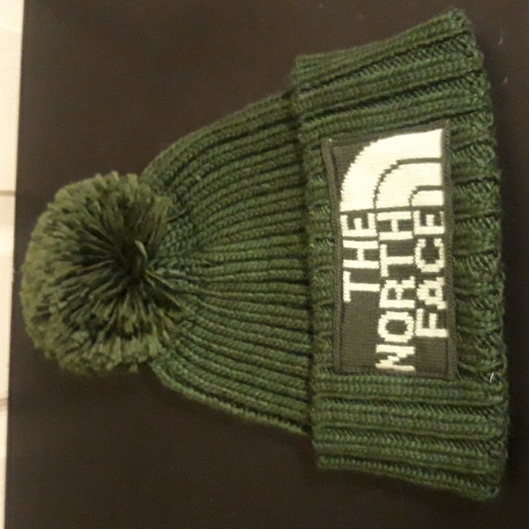North Face Heritage Ski Tuke Beanie - Pine Needle/misty sage - Picture 5 of 9